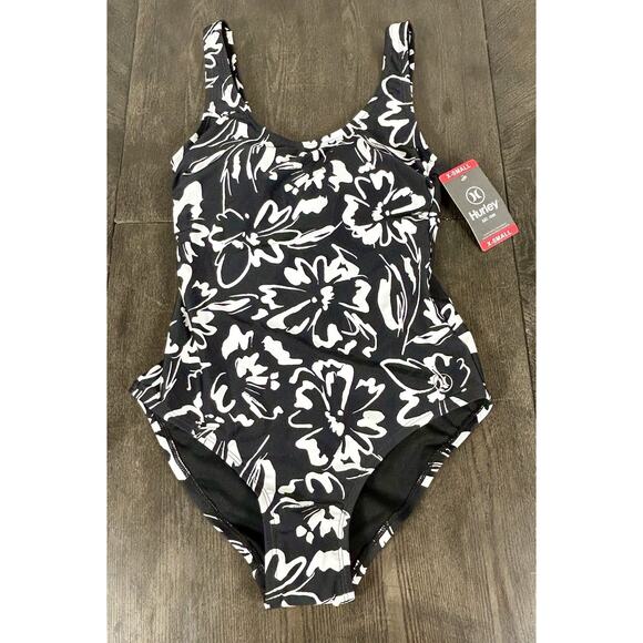 Hurley Other - New Hurley Ladies Women's One Piece Swimsuit XSmall XS Ink Fresco HSO1030 NWT